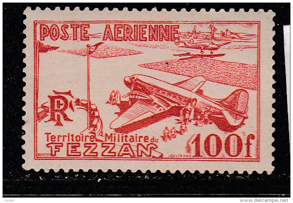 FEZZAN PA N° 4 100F ROUGE NEUF SANS CHARNIERE - Unused Stamps