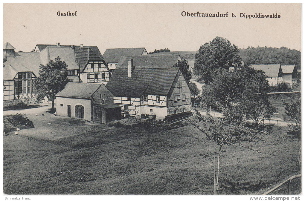 AK Oberfrauendorf Gasthof Bei Glashütte Dippoldiswalde Schmiedeberg Cunnersdorf Luchau Reinhardtsgrimma Niederfrauendorf - Schmiedeberg (Erzgeb.)