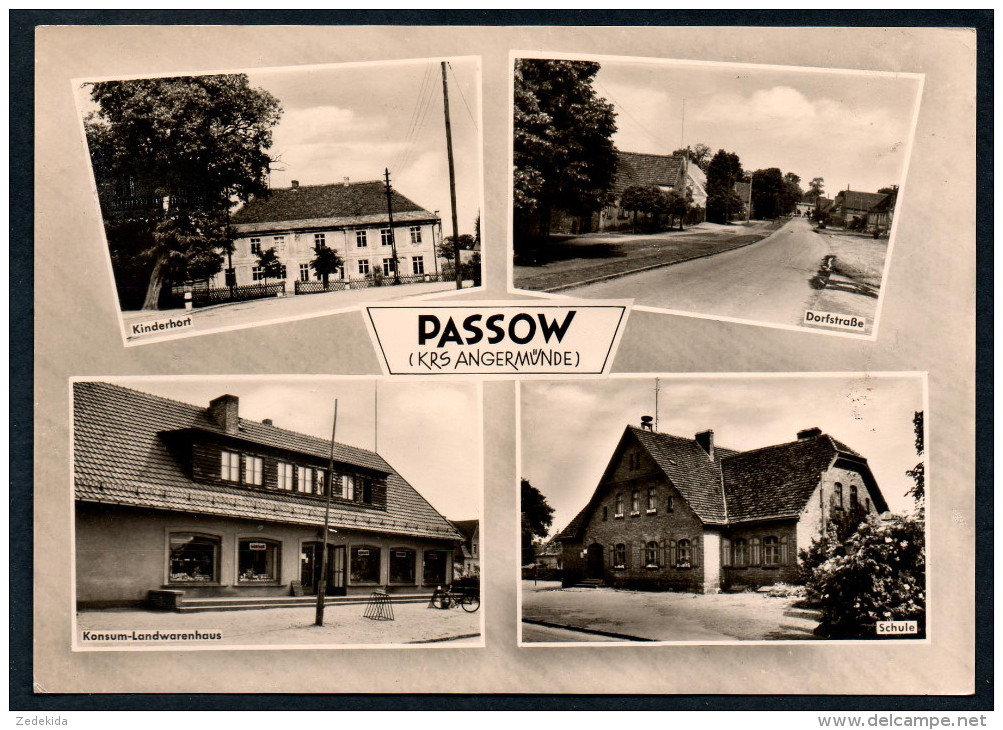 8167 - Alte MBK Ansichtskarte - Passow Krs. Angermünde - N. Gel - Schlegel - Passow