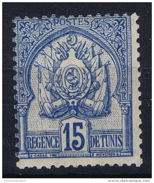 Tunesie:  Yv  13 MH/* Falz/ Charniere  1888 - Nuevos