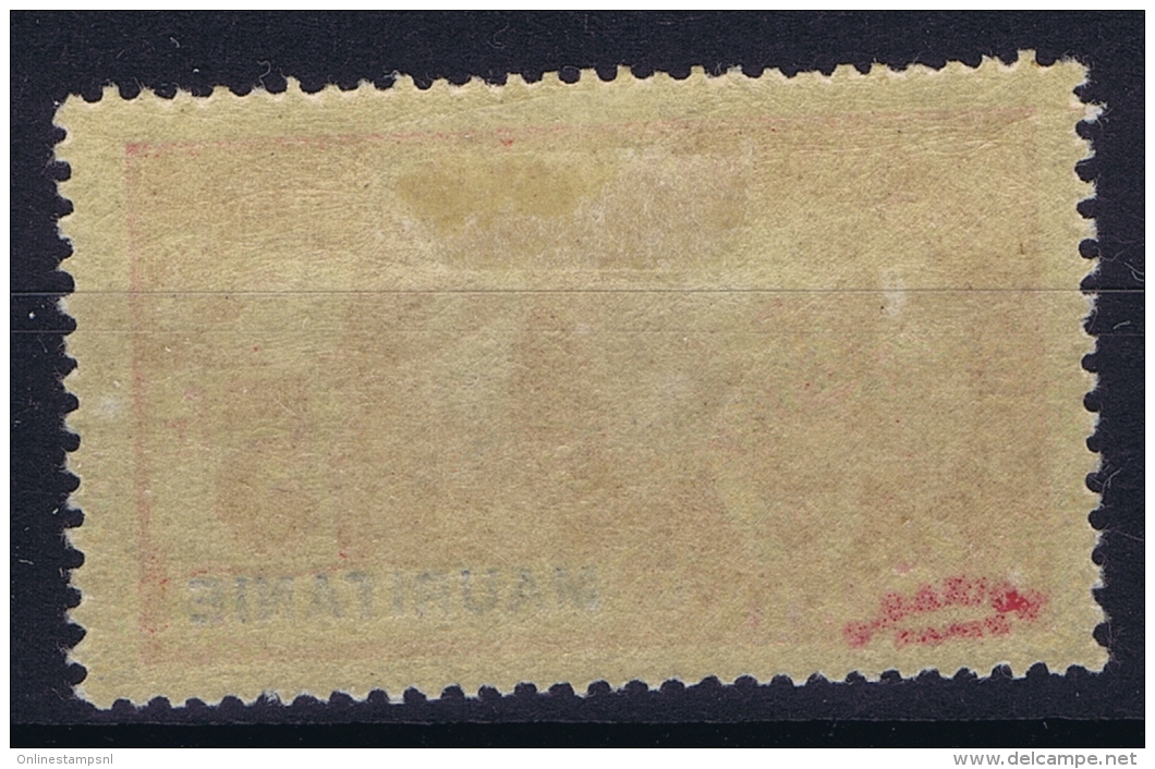 Mauretanie: Yv Nr 16 MH/* Falz/ Charniere 1906  Signed/ Signé/signiert/ Approvato - Neufs