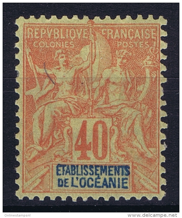 Océanie: Yv Nr 10 MH/* Falz/ Charniere - Unused Stamps