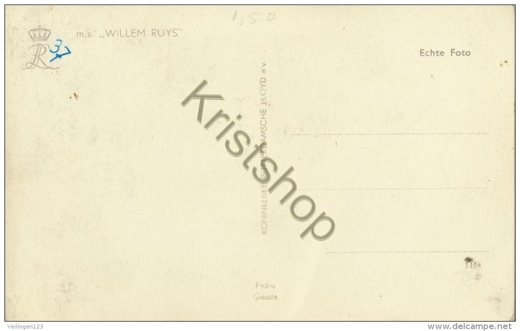 M.s. Willem Ruys (KO-53 - Autres & Non Classés