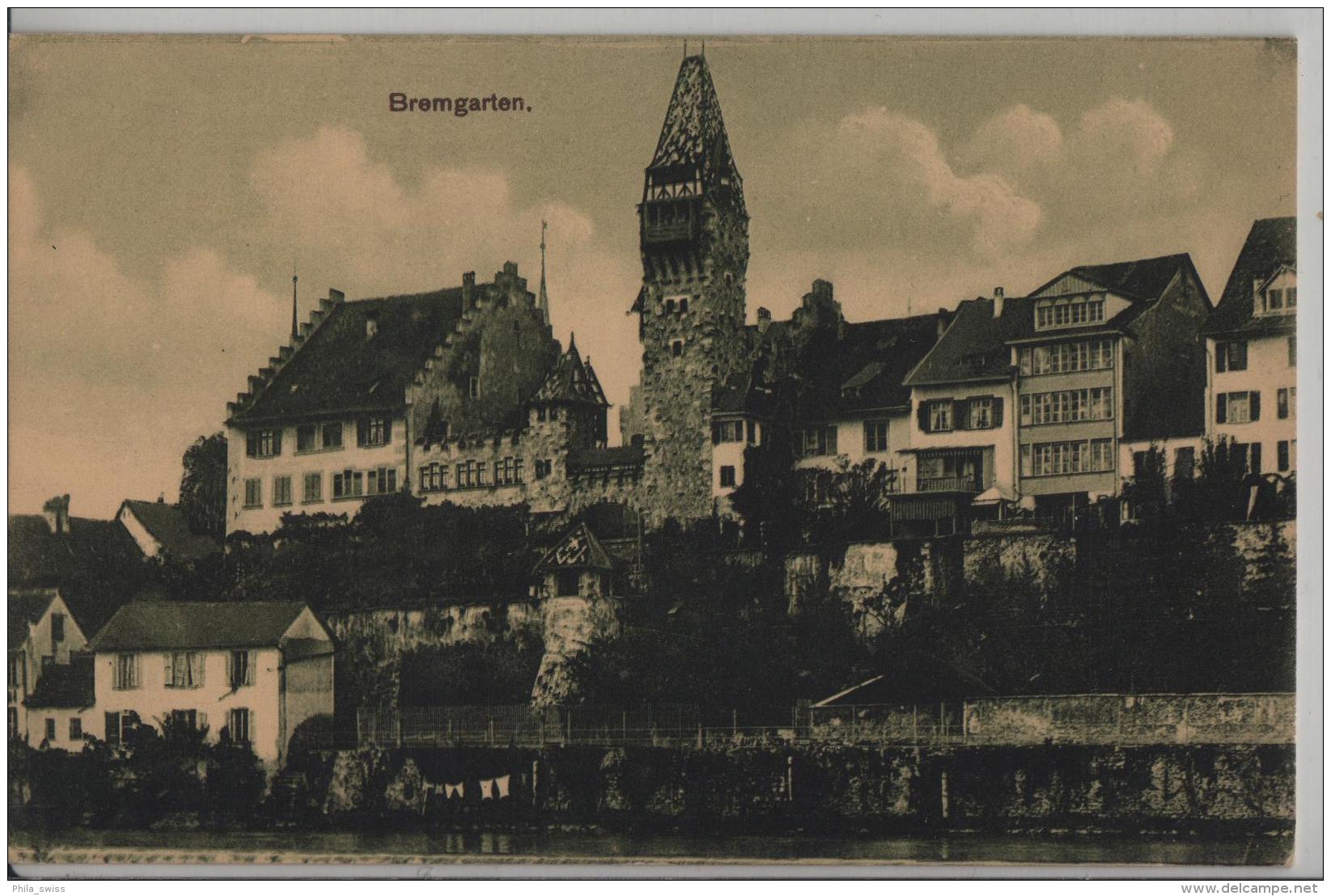 Bremgarten Von Der Reuss Aus - Photo: Metz - Bremgarten