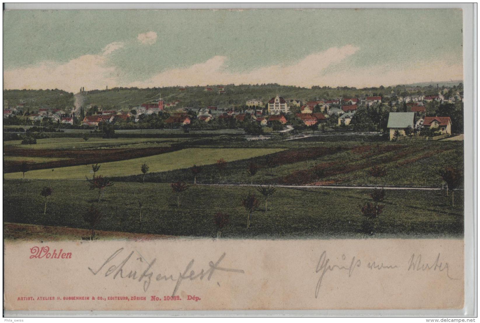 Wohlen -Totalansicht - Photo: H. Guggenheim No. 10082 - Wohlen