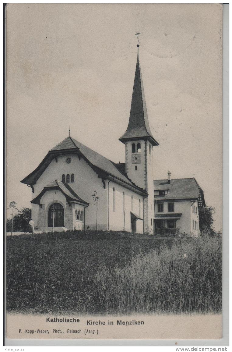 Katholische Kirche In Menziken - Stempel: Rickenbach (Luzern) - Menziken