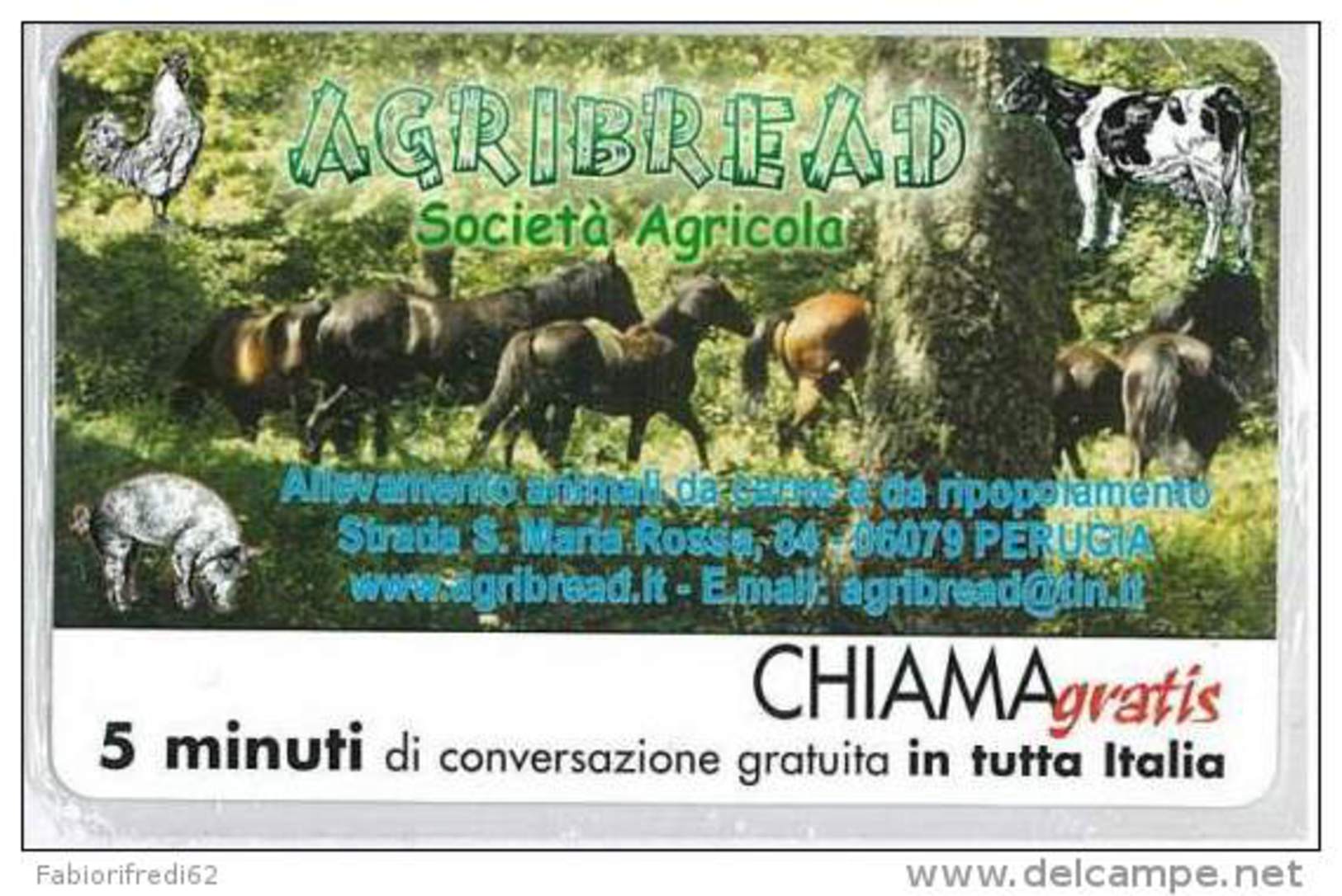 CHIAMAGRATIS NUOVA DT 1177 AGRIBREAD - Private-Omaggi