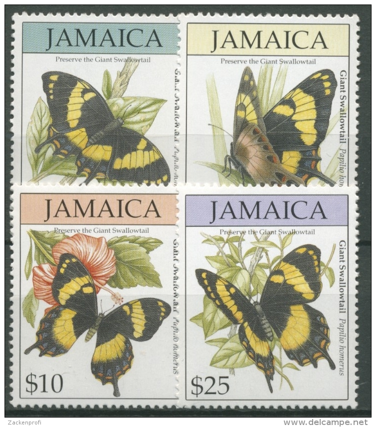 Jamaika 1994 Schmetterlinge 830/33 Postfrisch - Jamaica (1962-...)