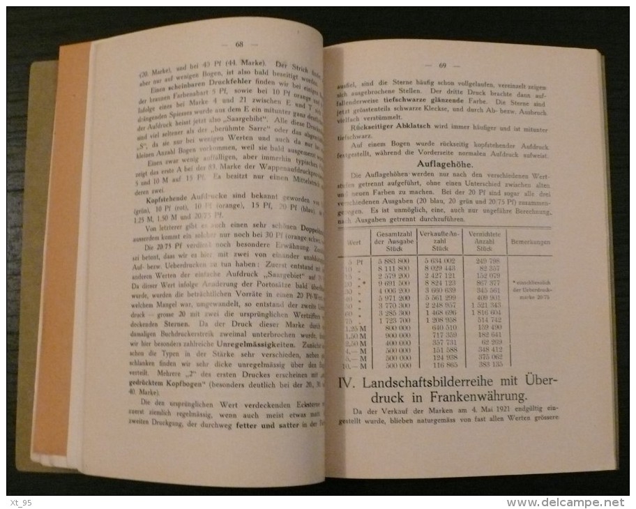 Die Postwertzeichen Des Saargebiets - 120 Pages - Frais De Port 2 Euros - Autres & Non Classés