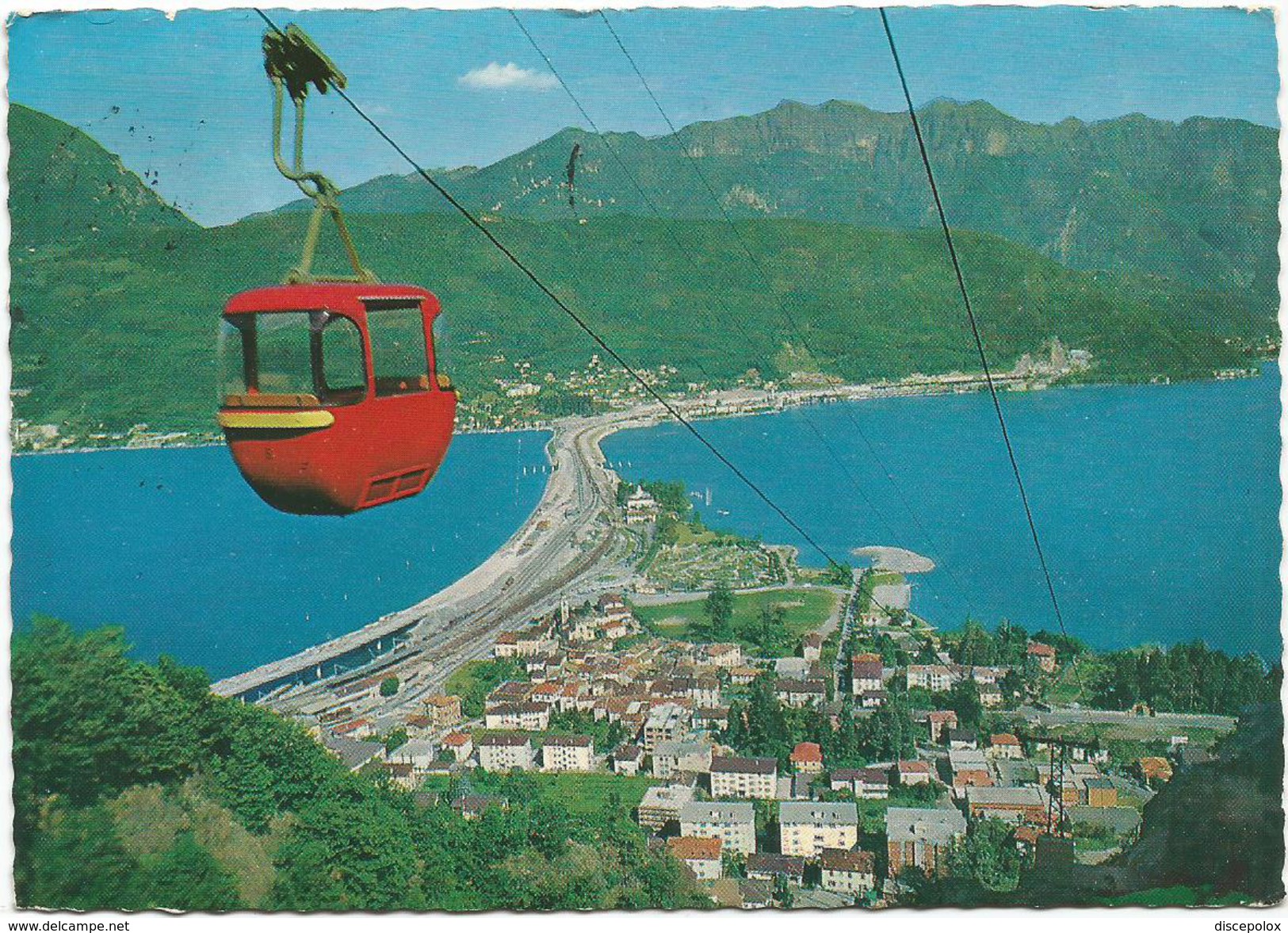 T689 Lago Di Lugano - Funivia Melide - Carona - Panorama / Viaggiata 1971 - Carona 