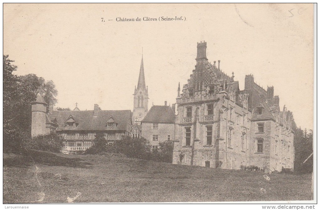 76 - CLERES - Château De Clères - Clères