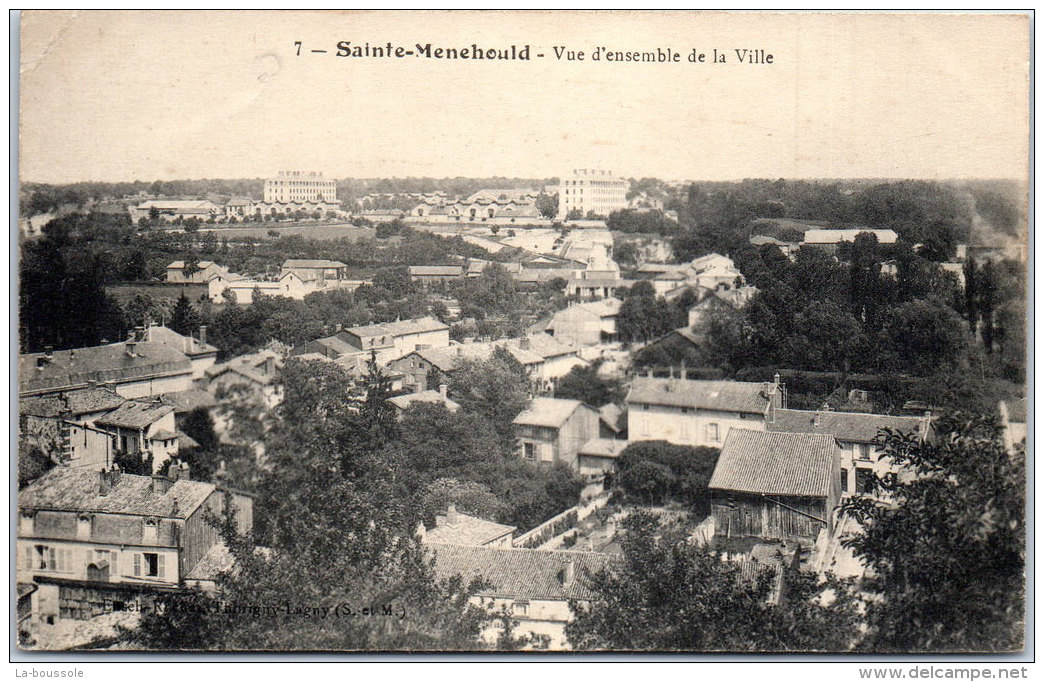 51 SAINTE MENEHOULD - Vue D'ensemble De La Ville - Sainte-Menehould