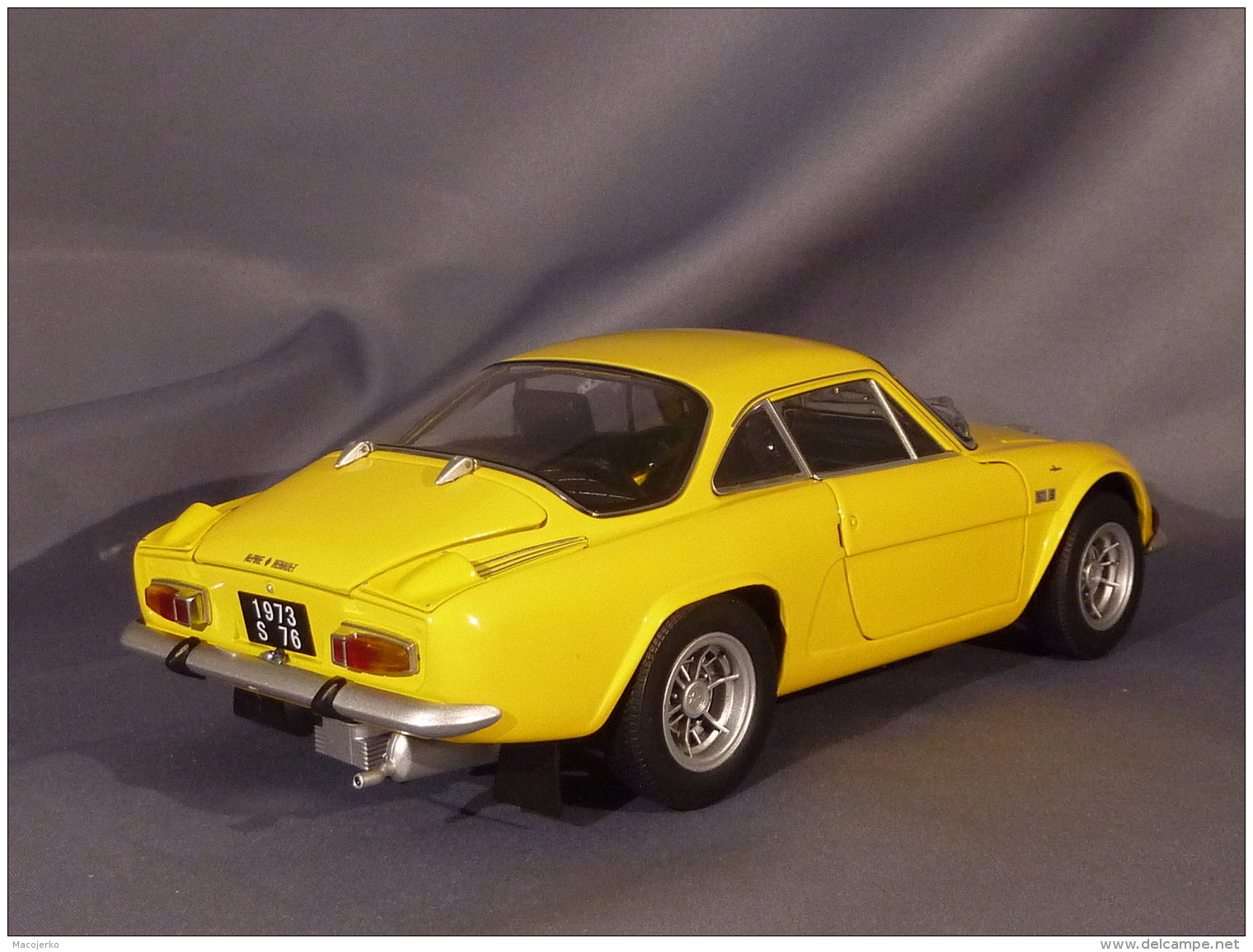Kyosho 08484Y, Renault Alpina A110 1600S, 1970, 1:18 - Kyosho