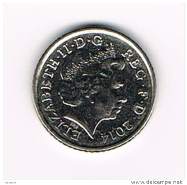 °°°  GREAT BRITAIN  5 PENCE 2014 - 5 Pence & 5 New Pence