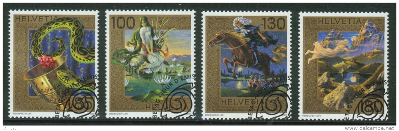 Suisse // Schweiz// Switzerland// 2007  // Suisse Légendaire , Oblitéré 1er Jour  No. 1222-1225 - Used Stamps