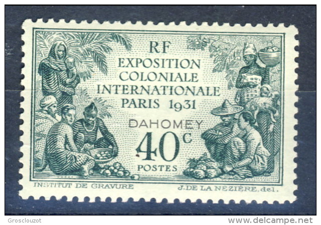 Dahomey 1931 N. 99 C. 40 Expo Coloniale Parigi MNH Catalogo € 12 - Autres & Non Classés