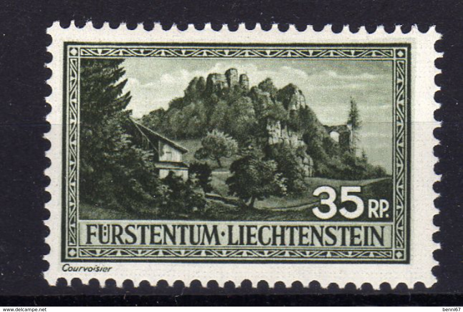 LIECHTENSTEIN 1935 Yv 132 Mi 133 MNH ** - Nuovi