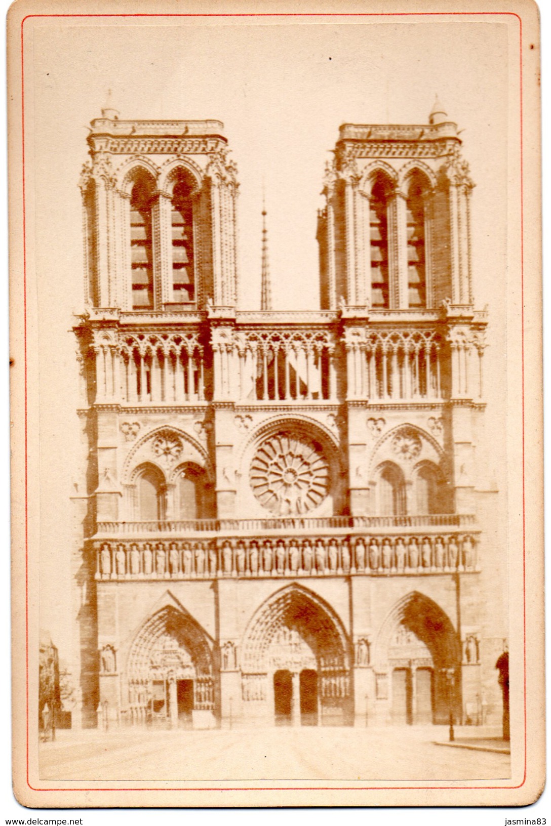 Notre Dame De Paris ( Photo Sur Carton De 16,5 Cm Sur 10,9 Cm) - Lieux