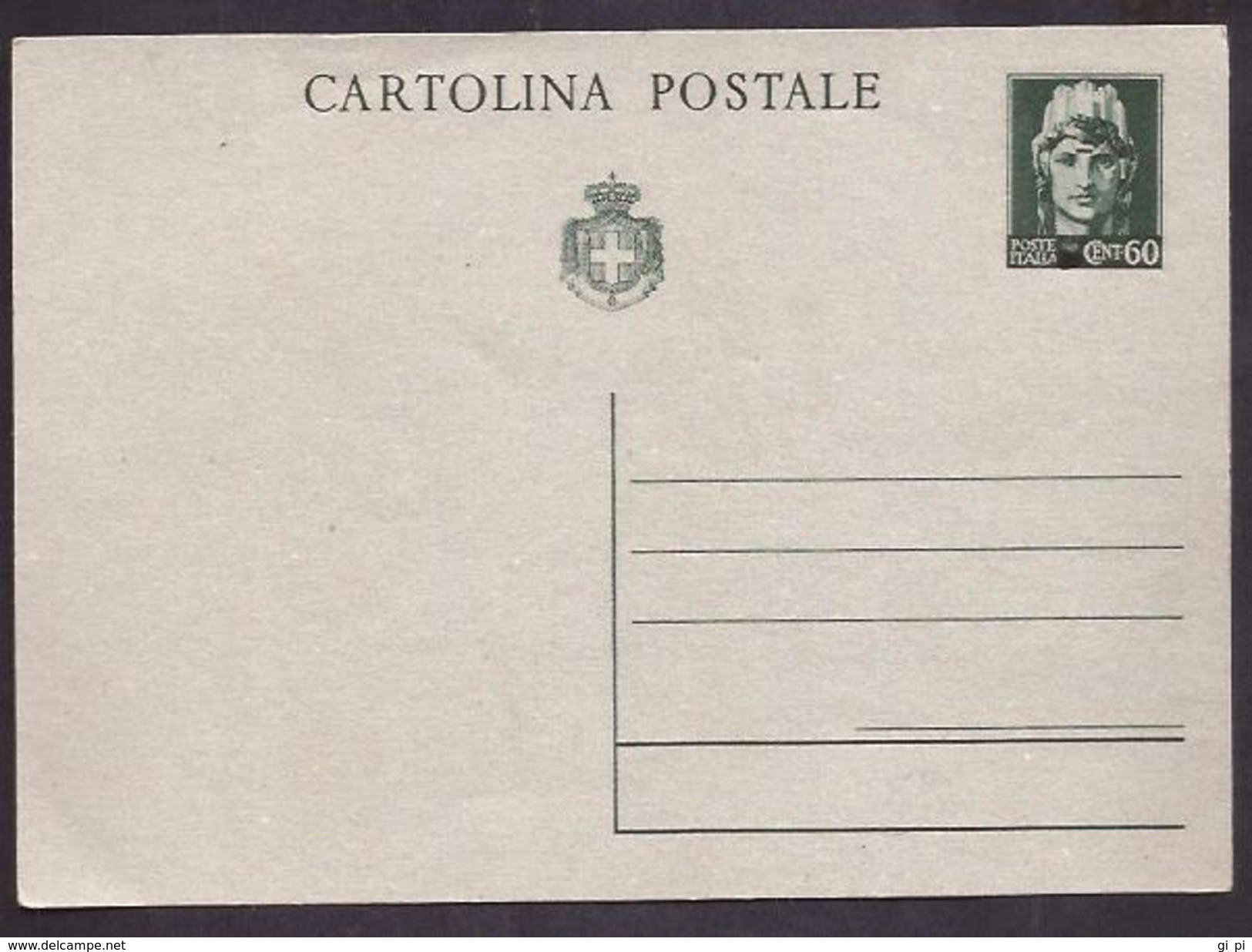 W030  - CARTOLINA POSTALE LUOGOTENENZA - Neufs