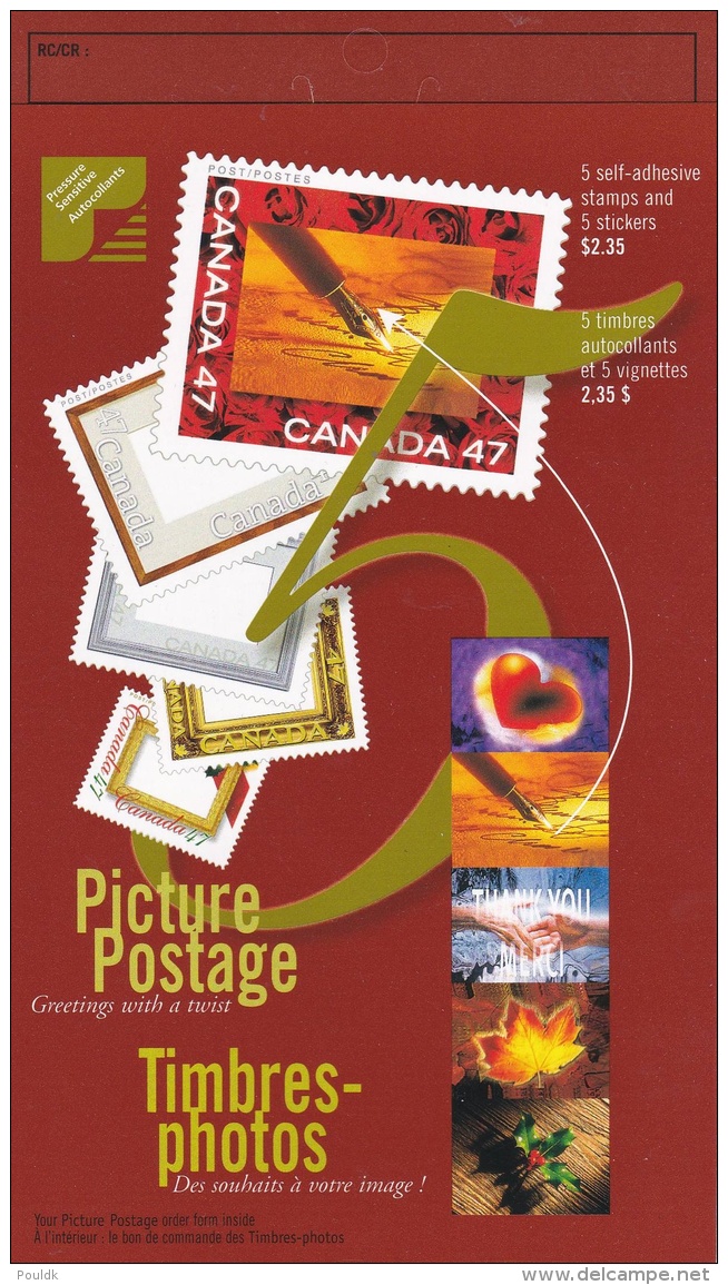 Canada 2001 Picture Postage Booklet MNH/** (H24) - Full Booklets