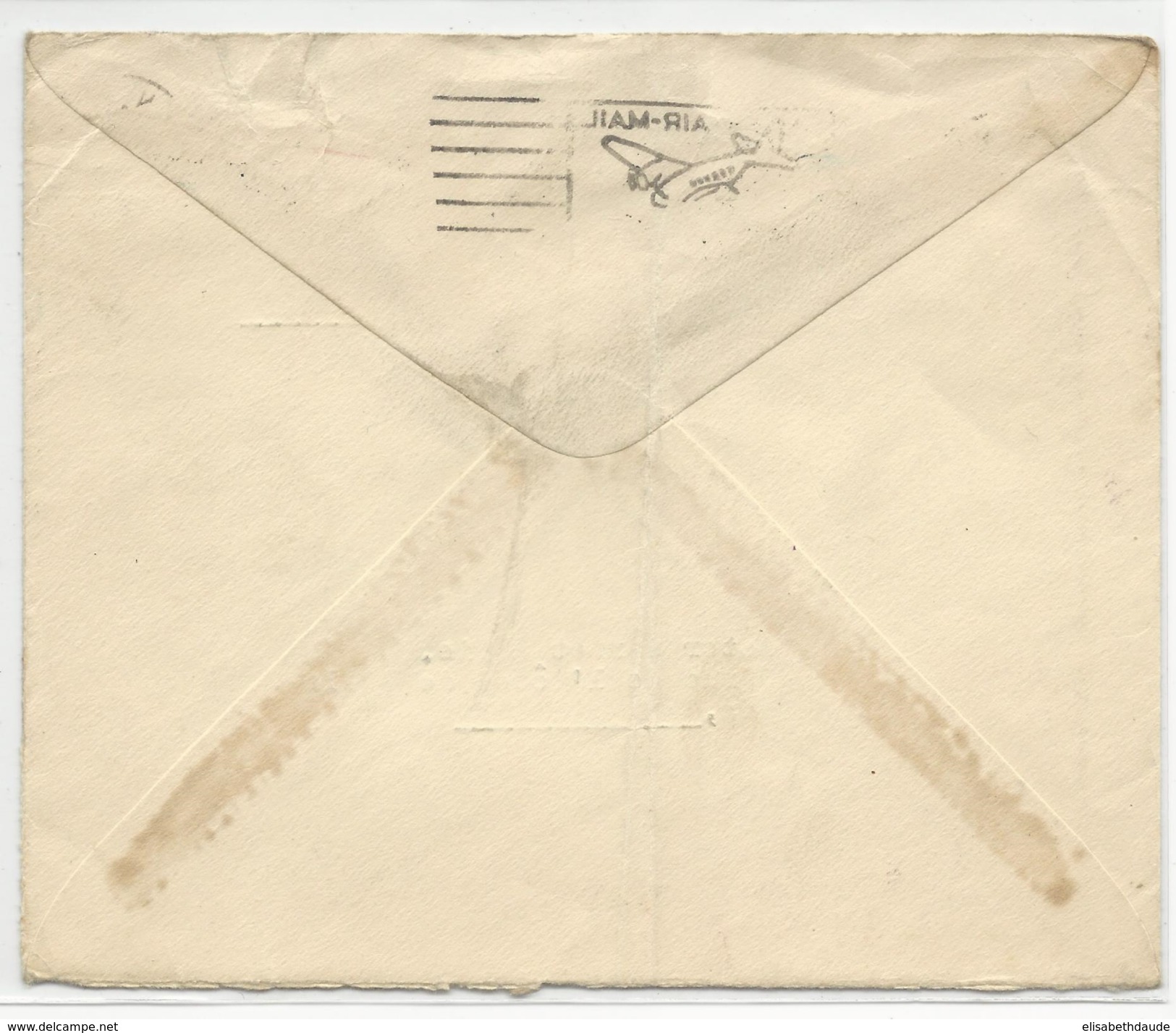 USA - 1939 - ENVELOPPE AIRMAIL PUBLICITAIRE ILLUSTREE De BOSTON Pour LYON - Poststempel