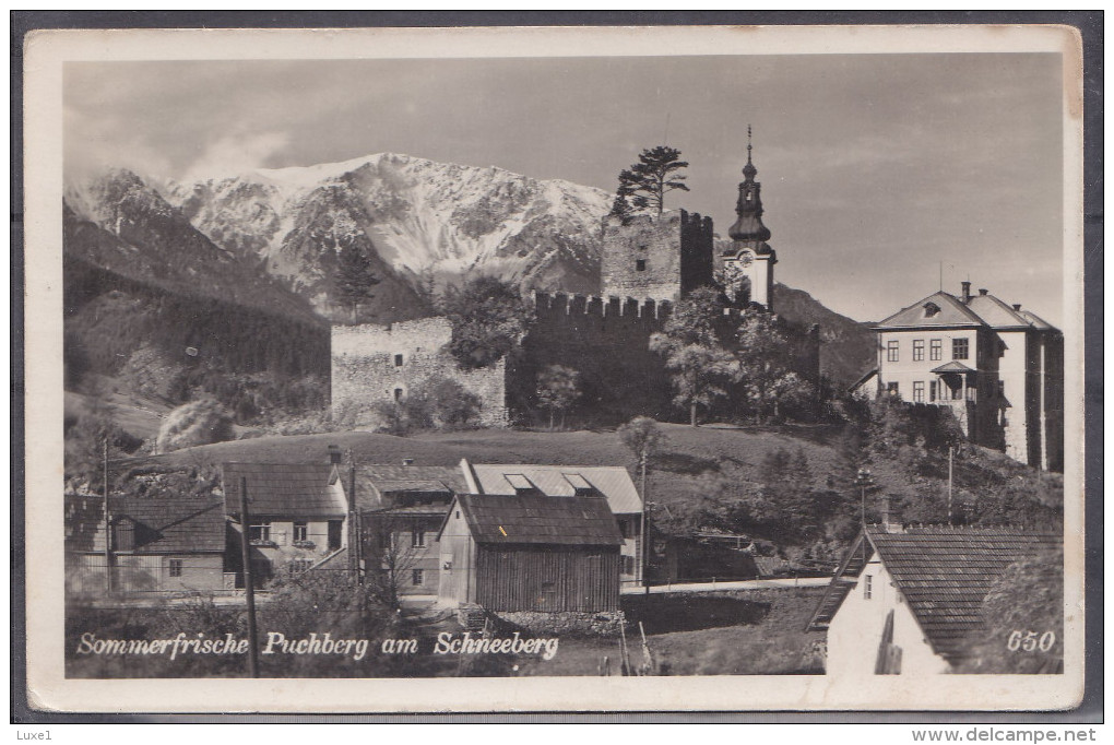 AUSTRIA ,  PUCHBERG  ,  OLD  POSTCARD - Neunkirchen