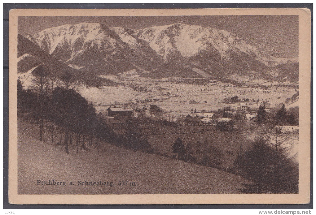 AUSTRIA ,  PUCHBERG  ,  OLD  POSTCARD - Neunkirchen