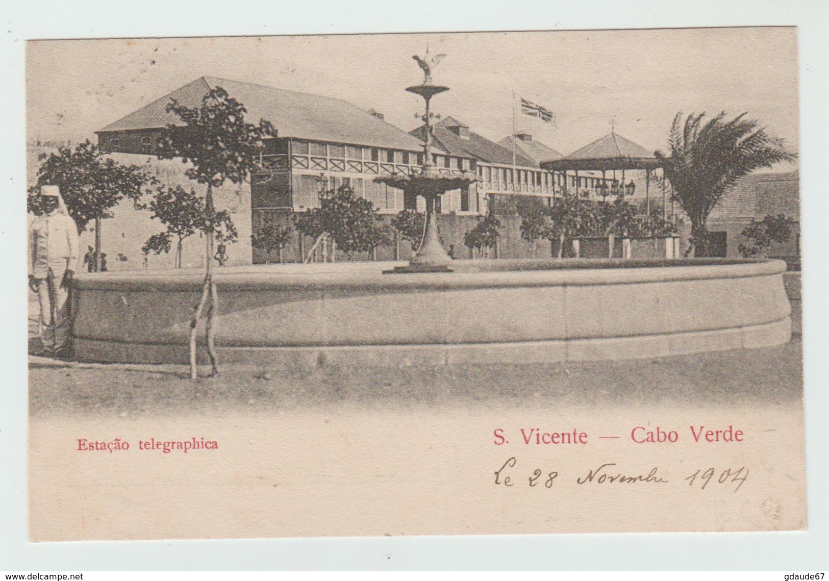 SAO VICENTE (CAP VERT / CABO VERDE) - ESTACAO TELEGRAPHICA - Kaapverdische Eilanden