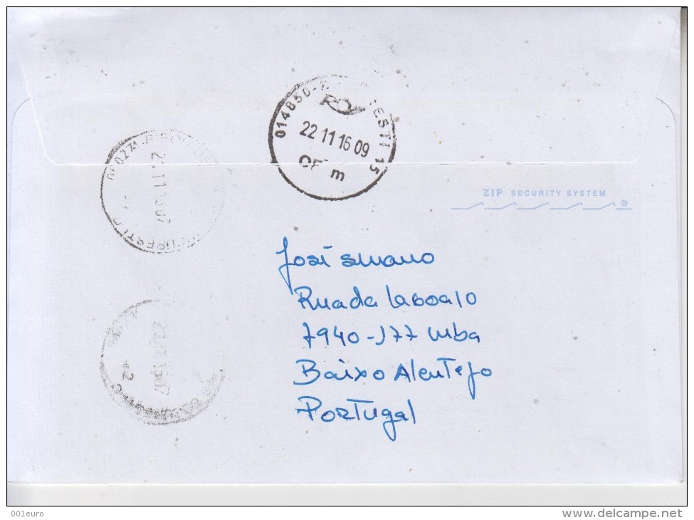 PORTUGAL :  ANIMALS  FISHES On Circulated Cover To ROMANIA - Envoi Enregistre! Registered Shipping! - Gebraucht