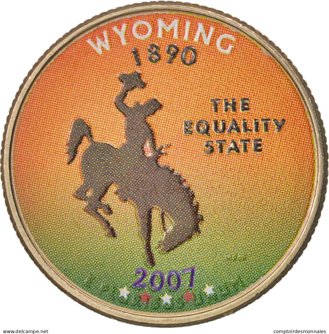 Monnaie, États-Unis, Quarter, 2007, U.S. Mint, Denver, SUP, Copper-Nickel Clad - 1999-2009: State Quarters