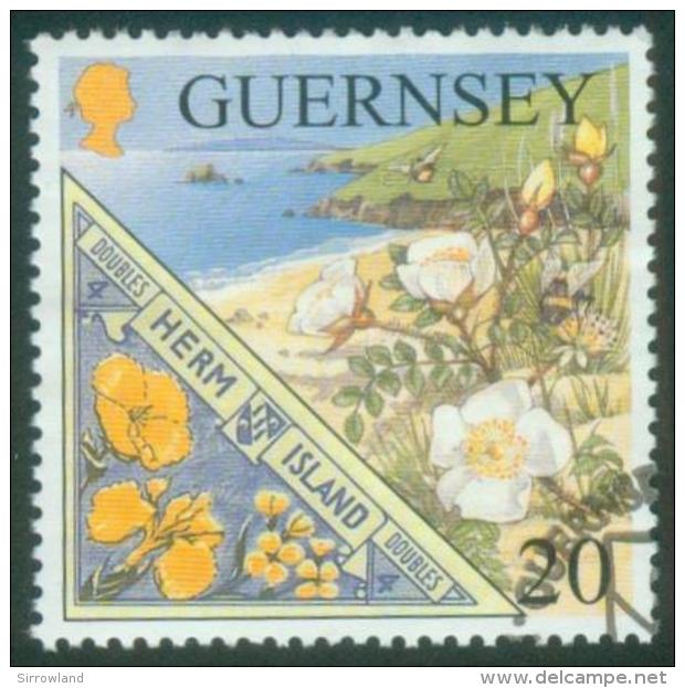 Guernsey  1999  Insel Herm, Europa  (1 Gest. (used))  Mi: 808 (0,80 EUR) - Guernesey