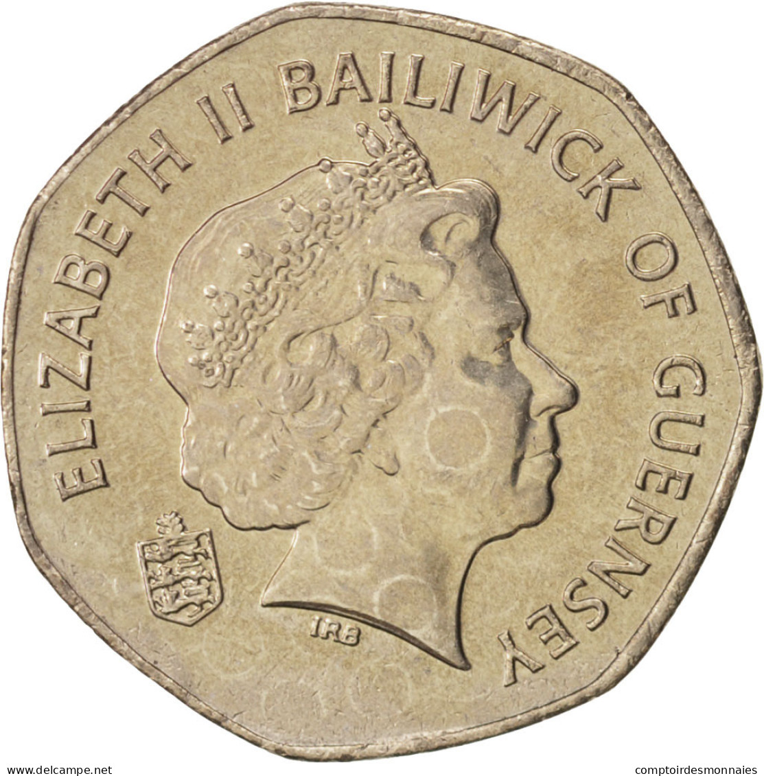 Monnaie, Guernsey, Elizabeth II, 20 Pence, 2003, SPL, Copper-nickel, KM:90 - Guernsey