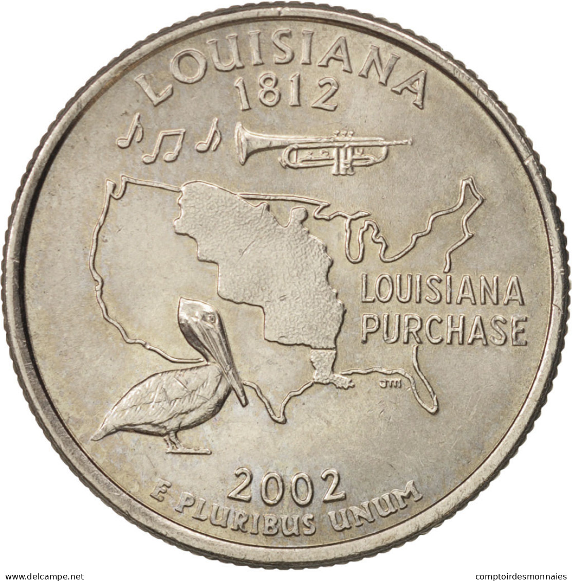 Monnaie, États-Unis, Quarter, 2002, U.S. Mint, Philadelphie, SUP, Copper-Nickel - 1999-2009: State Quarters