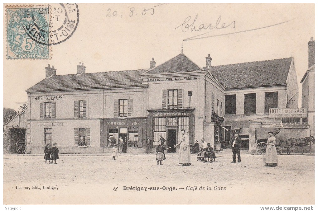 BRETIGNY Sur ORGE - Café De La Gare - Bretigny Sur Orge