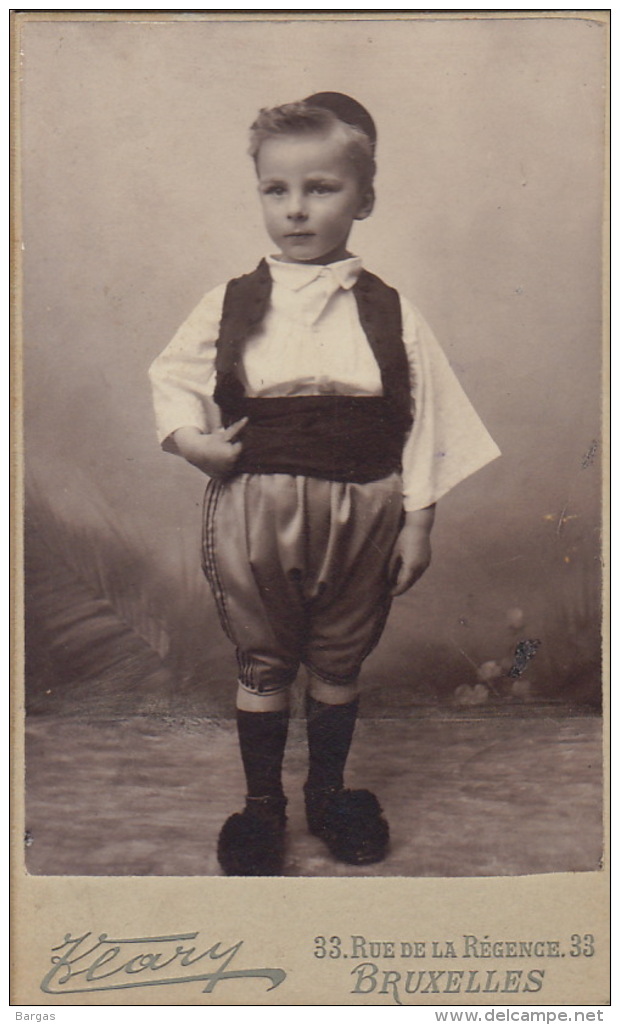 Photo Cdv Enfant Costume Traditionnel Juif ?? Suisse Thoune Thun - Personnes Anonymes