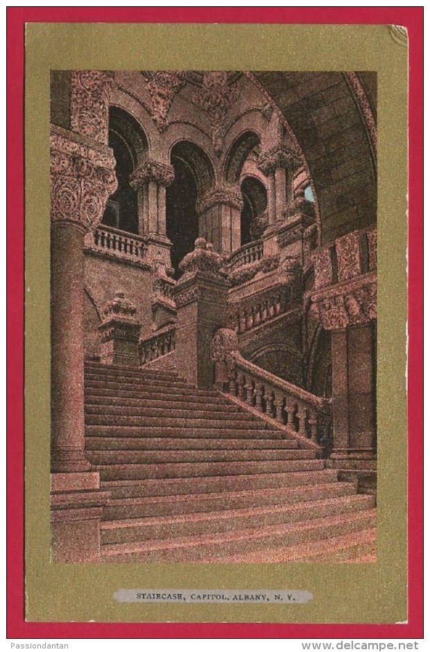 CPA Ou Post Card - États-Unis - Albany - Staircase - Capitol - Albany
