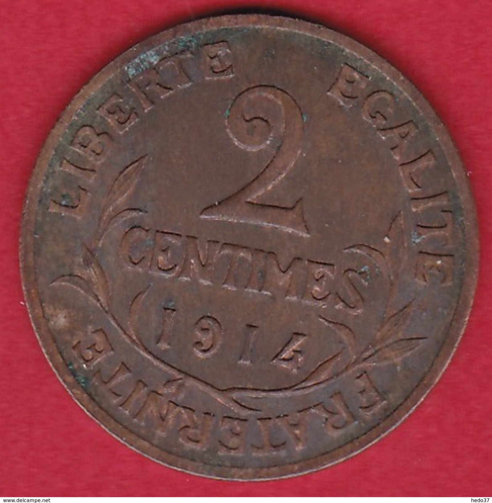 France 2 Centimes 1914 - Altri & Non Classificati