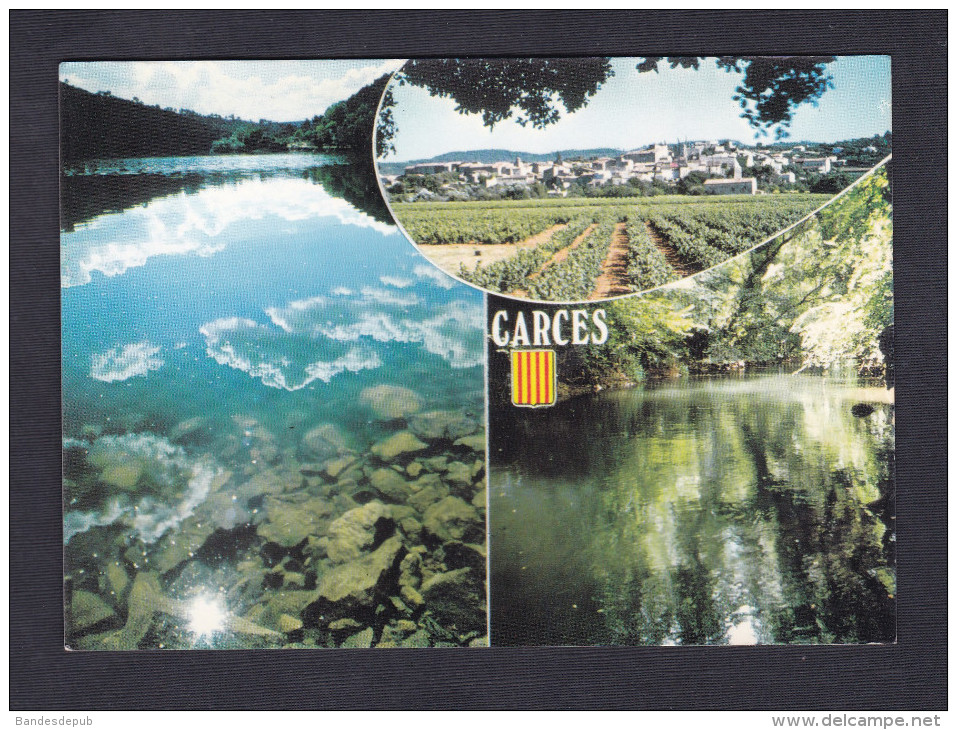 CPSM Carces (83) Multivues 5 Marque Postale FD Ed. Photoguy) - Carces