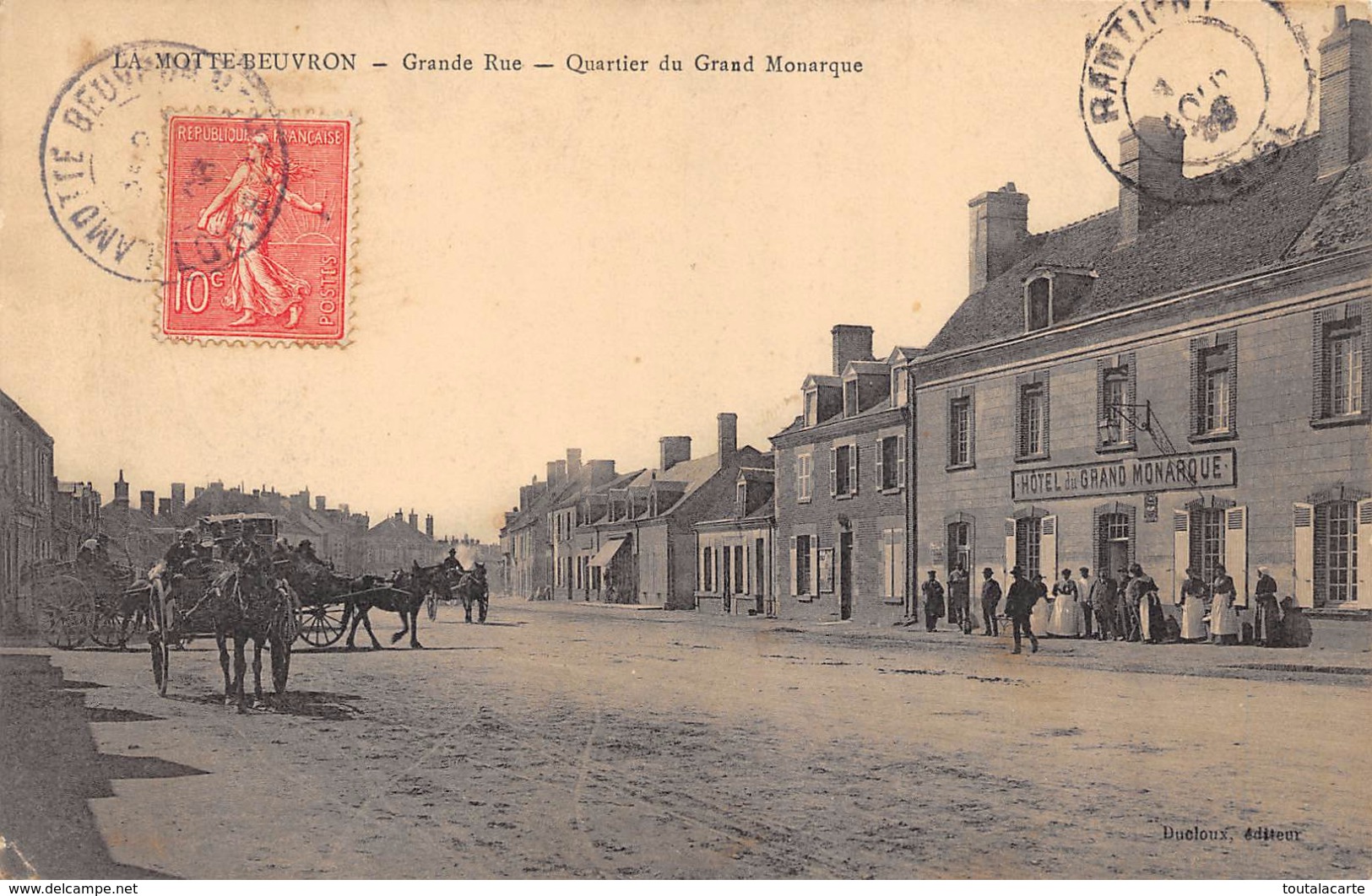 CPA 41 LAMOTTE BEUVRON GRANDE RUE QUARTIER DU GRAND MONARQUE - Lamotte Beuvron