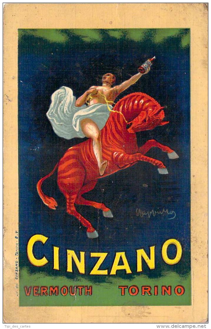 Cappiello Leonetto - Publicité Cinzano, Vermouth Torino (pas Une Carte Postale) (toilée) - Cappiello