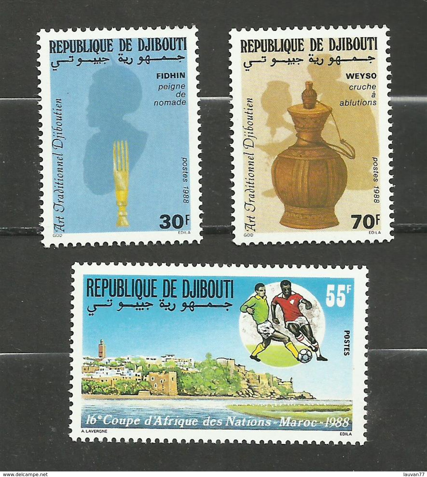 Djibouti N°639 à 641 Neufs** Cote 3.10 Euros - Djibouti (1977-...)