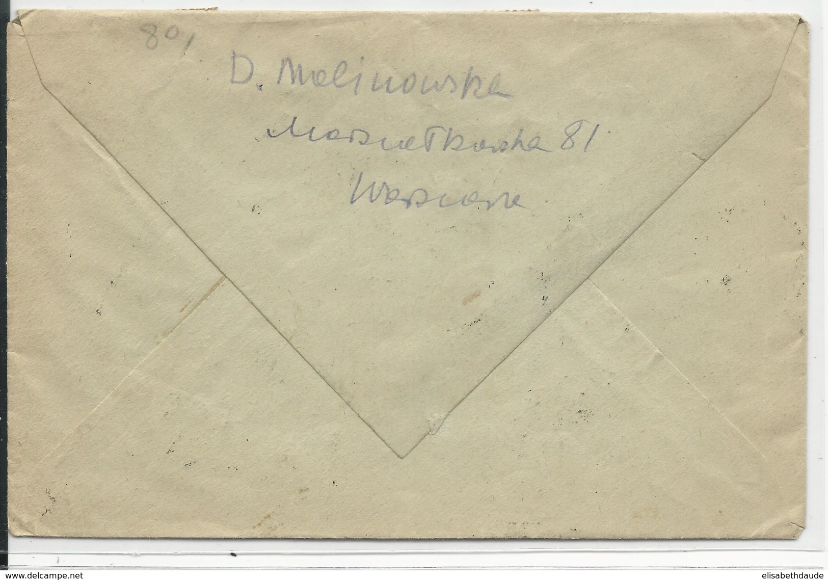 POLOGNE - 1948 - ENVELOPPE Par AVION De VARSOVIE Pour LONDON (GB) - Briefe U. Dokumente