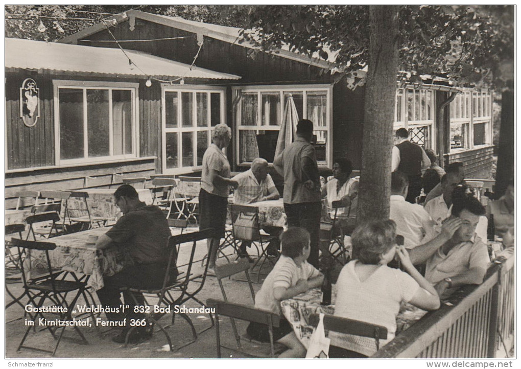 AK Sächsische Schweiz Gaststätte Waldhäusl Waldhäus 'l Kirnitzschtal Bei Schandau Ostrau Lichtenhain Hinterhermsdorf DDR - Kirnitzschtal