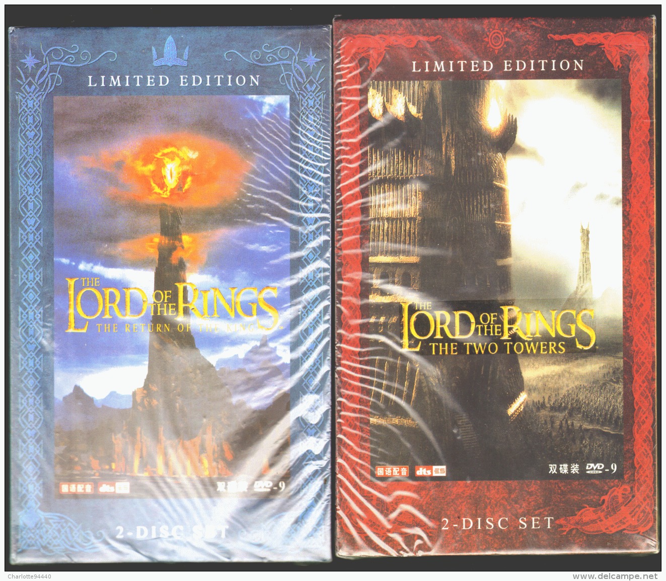 2 Dvd Serie Limitees THE LORD OF THE RING (the Return Of The King/ The Two Towers ) Sous Blister Neuf - Sci-Fi, Fantasy