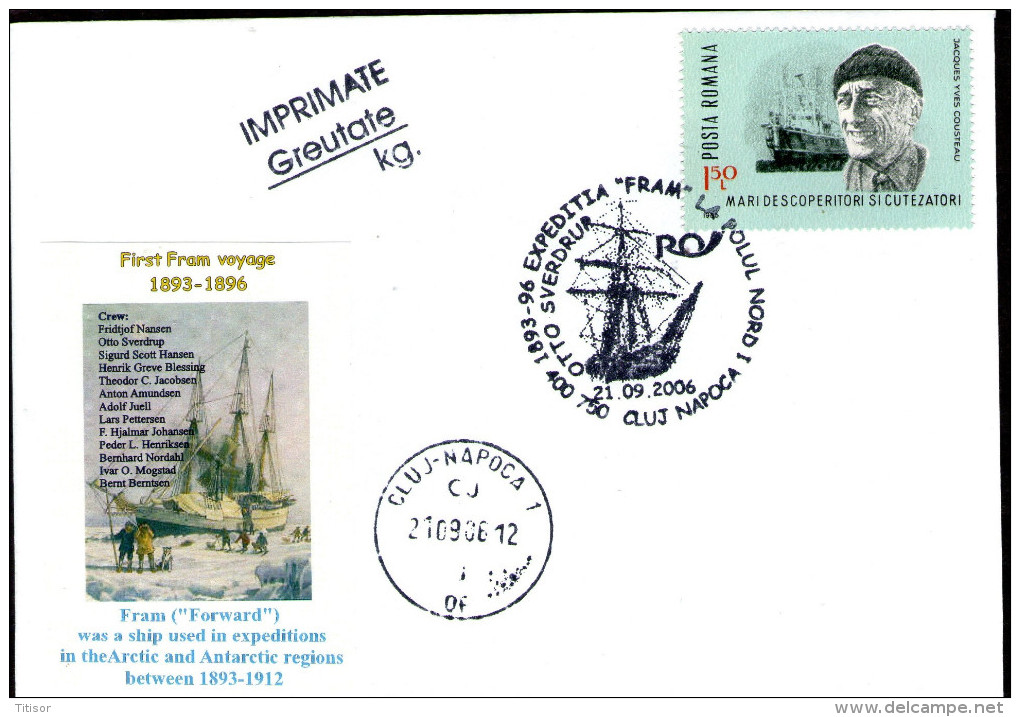 Arctica, Fram First Voyage 1893 - 1896. - Polareshiffe & Eisbrecher
