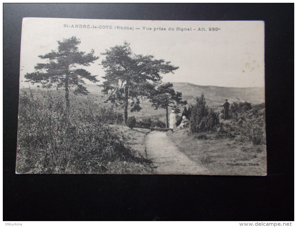 SAINT-ANDRE-LA-CÔTE  Vue Prise Du Signal  1925 Animée - Saint-André-la-Côte