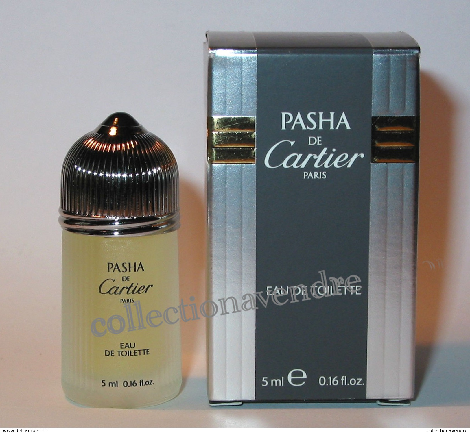 Cartier Pasha Miniature De Collection Eau De Toilette 5 Ml, Parfait état - Miniatures Hommes (avec Boite)