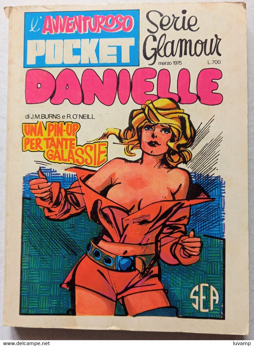 AVVENTUROSO POCKET GLAMOUR N. 1 -DANIELLE -EDIZ. SEA ( CART 74 ) - Bonelli