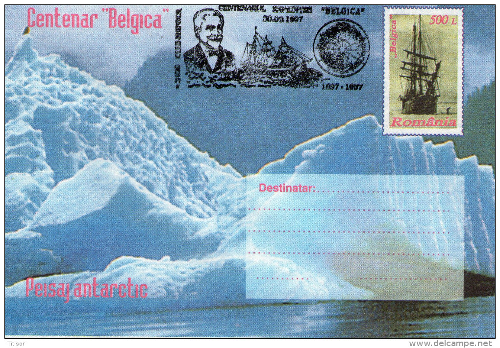 Antarctica, Belgica 100 Years. - Barcos Polares Y Rompehielos