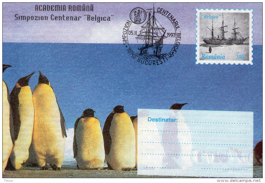 Antarctica, Belgica 100 Years. - Poolshepen & Ijsbrekers
